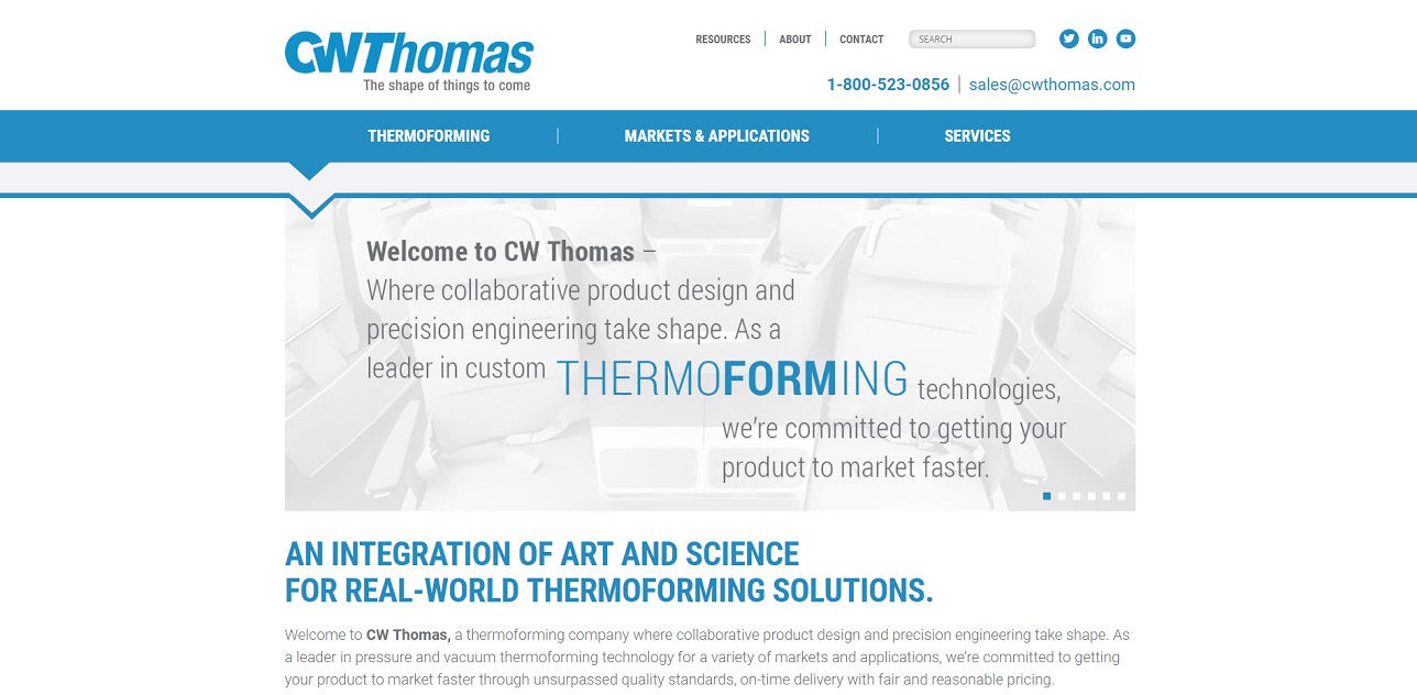 C.W. Thomas Inc. Vacuum Formed Plastics
